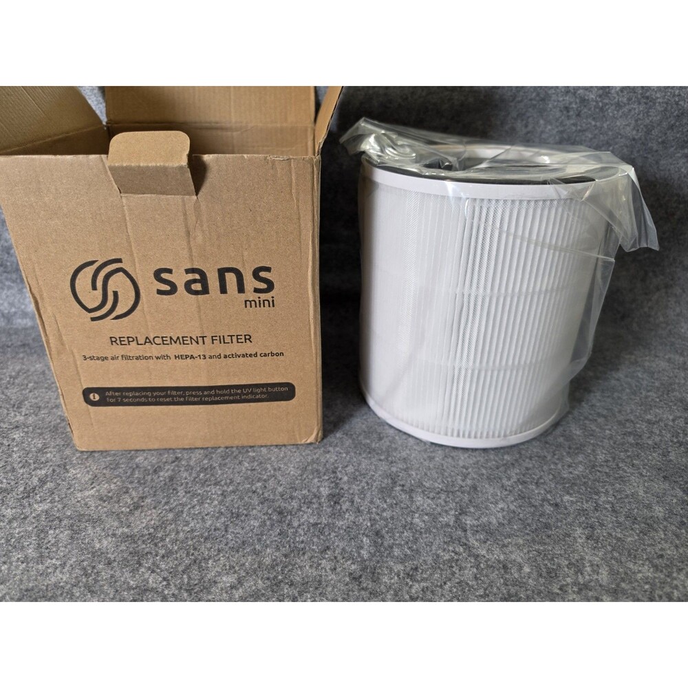 Sans Mini Air Purifier Replacement Filter APRE-02 H13 HEPA Activated Carbon